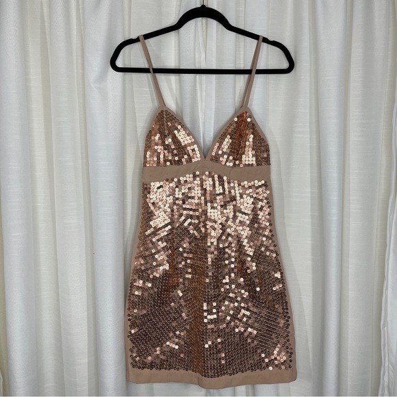 X by NBD sequin mini dress NWT